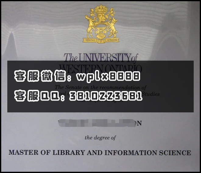 西安大略大学(University of Western Ontario）文凭_副本