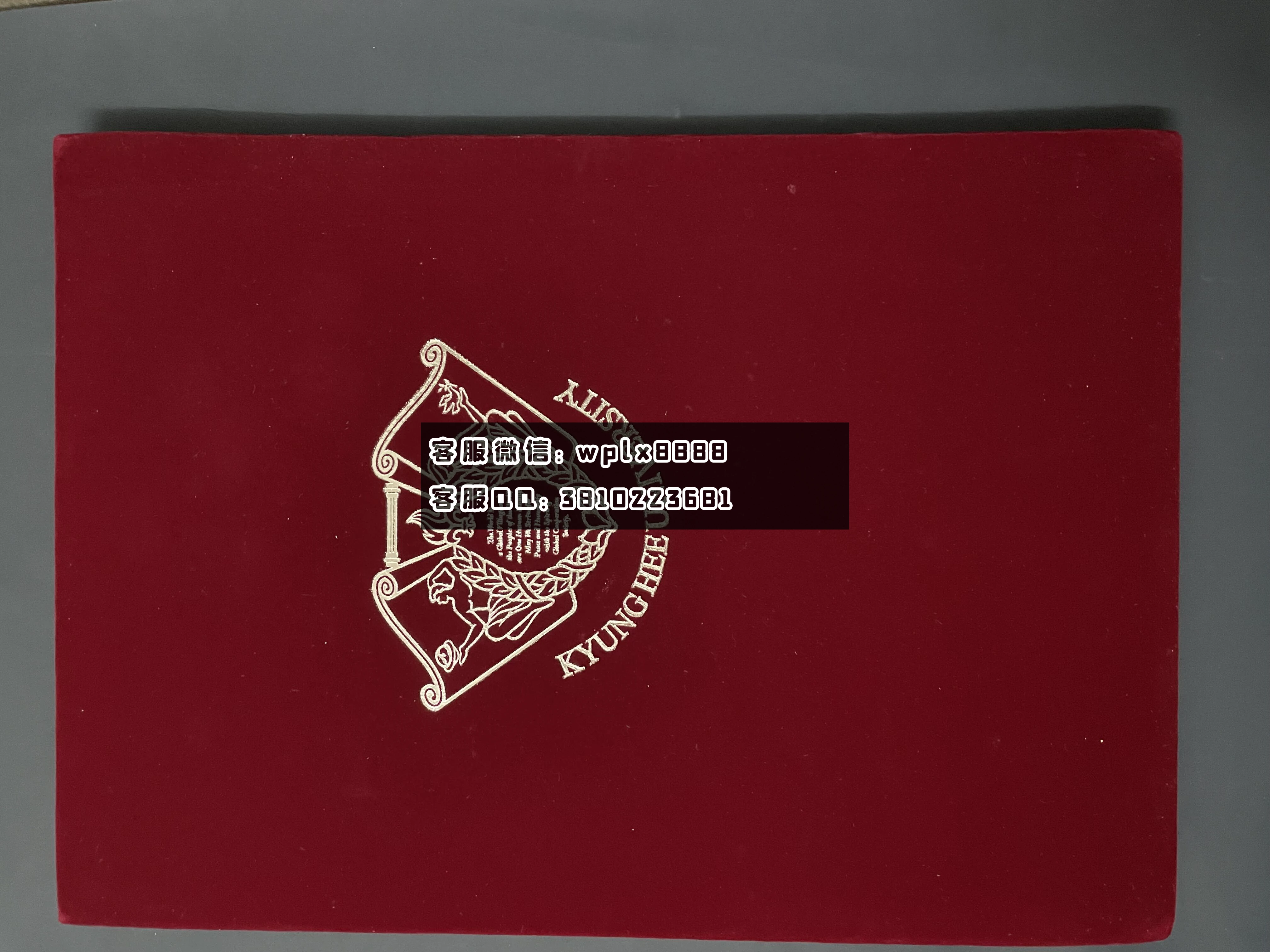 韩国庆熙大学毕业证 壳子 -pancheng 硕士