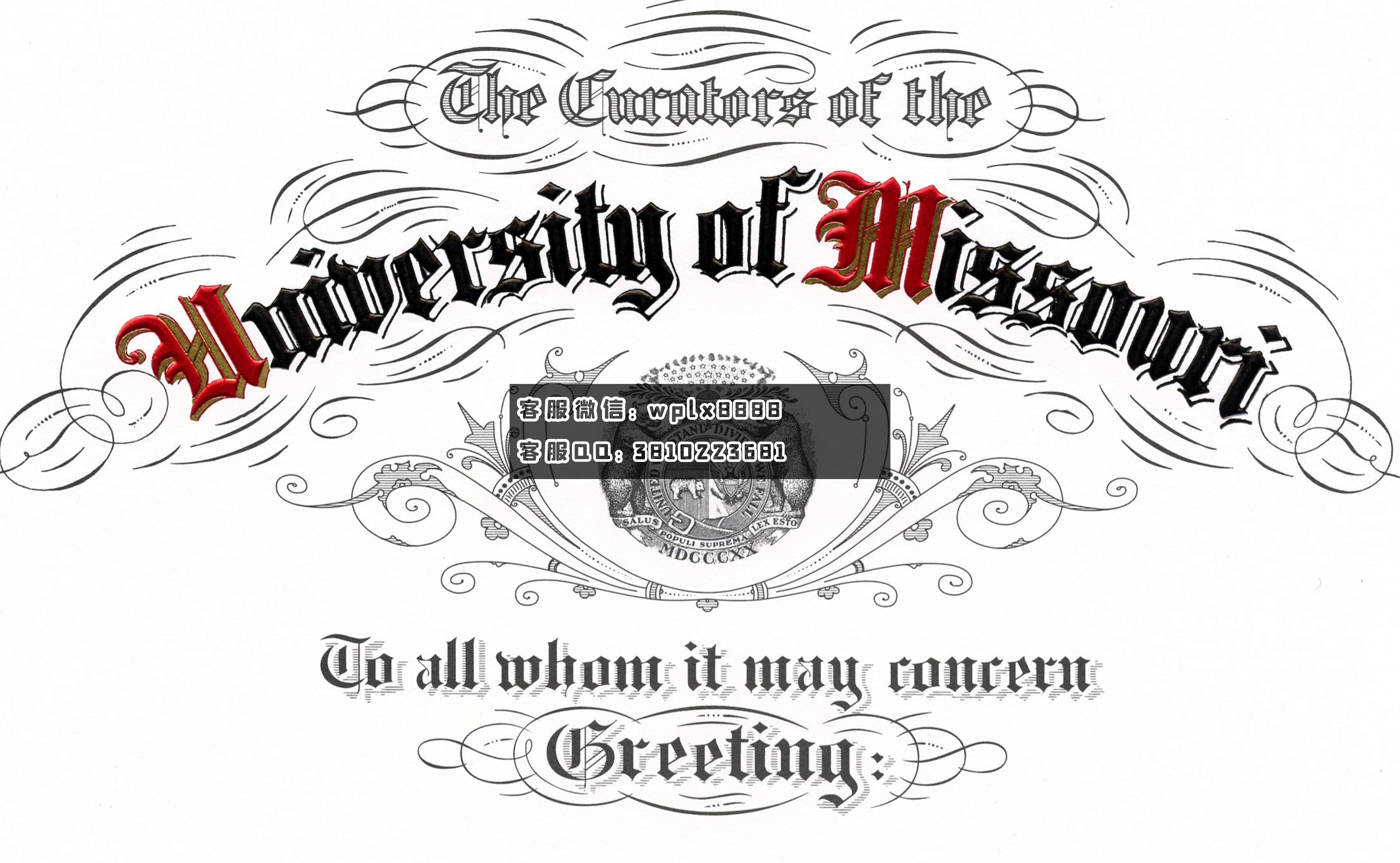 美国密苏里大学新版2 University of Missouri