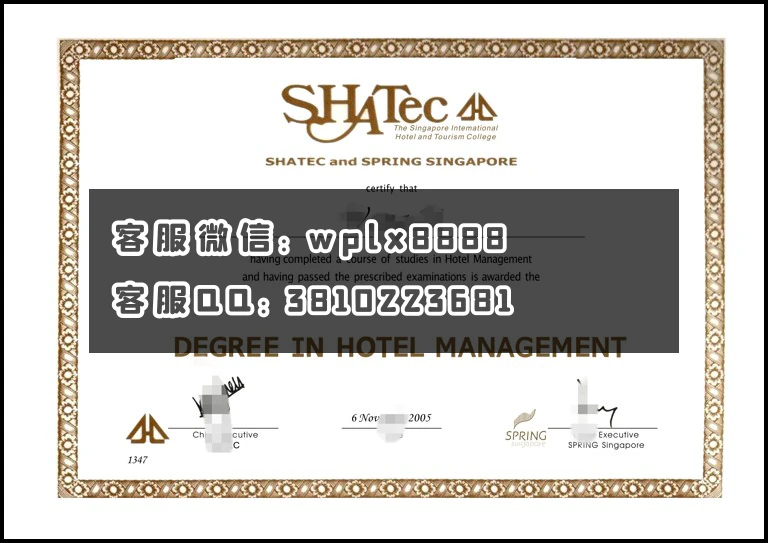 酒店与旅游管理学院Shatec and spring singapore_副本