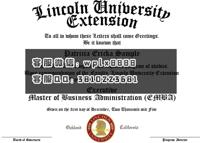 美国林肯大学Lincoln University