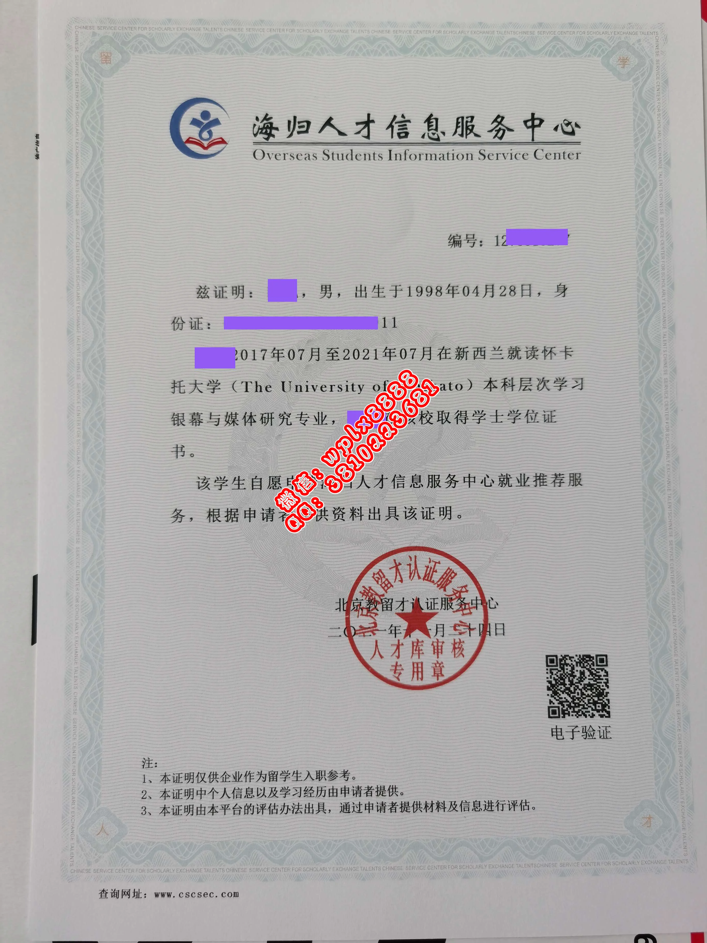 无毕业证样本成绩单模板