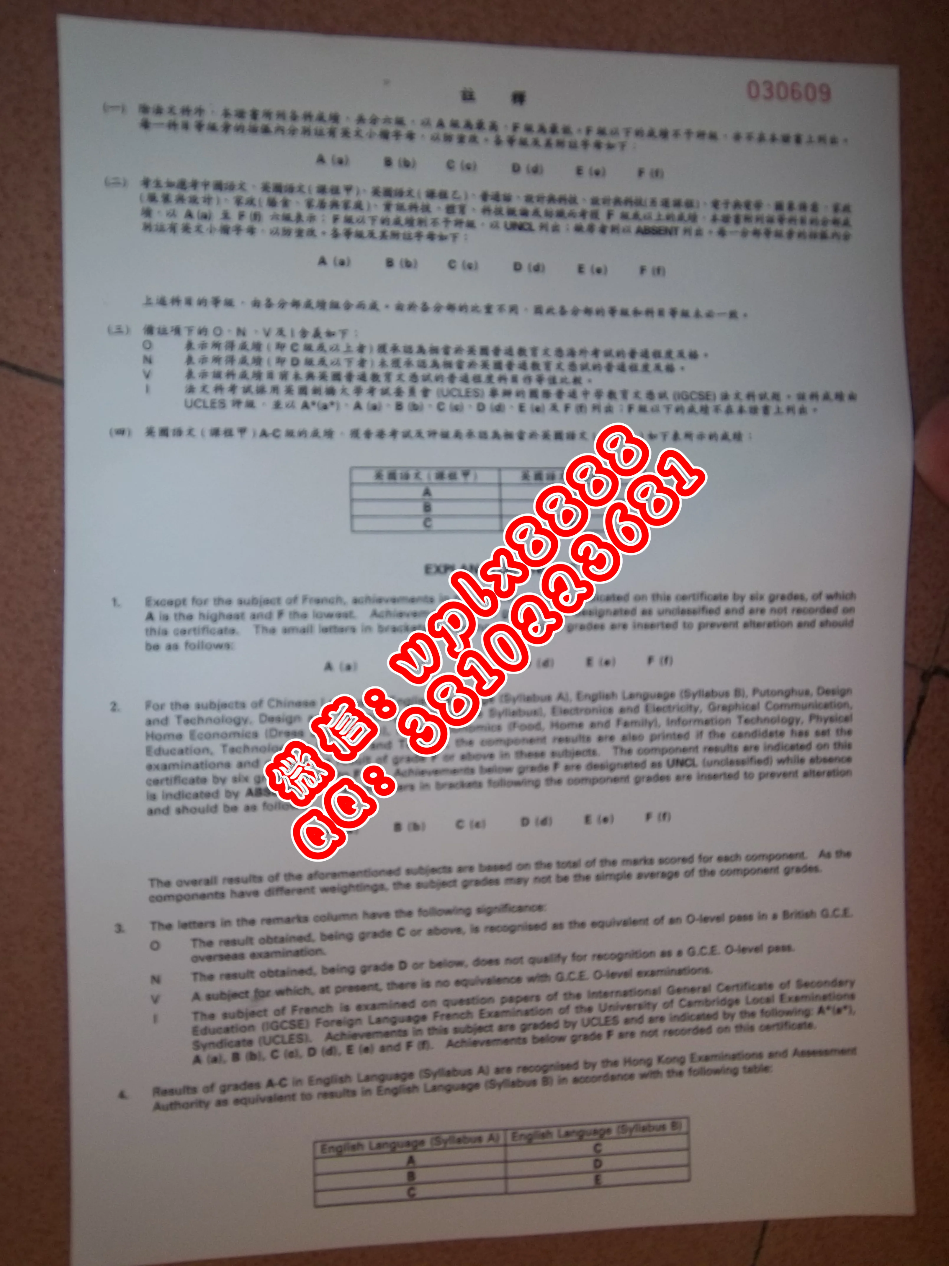 無毕业证样本成绩单模板