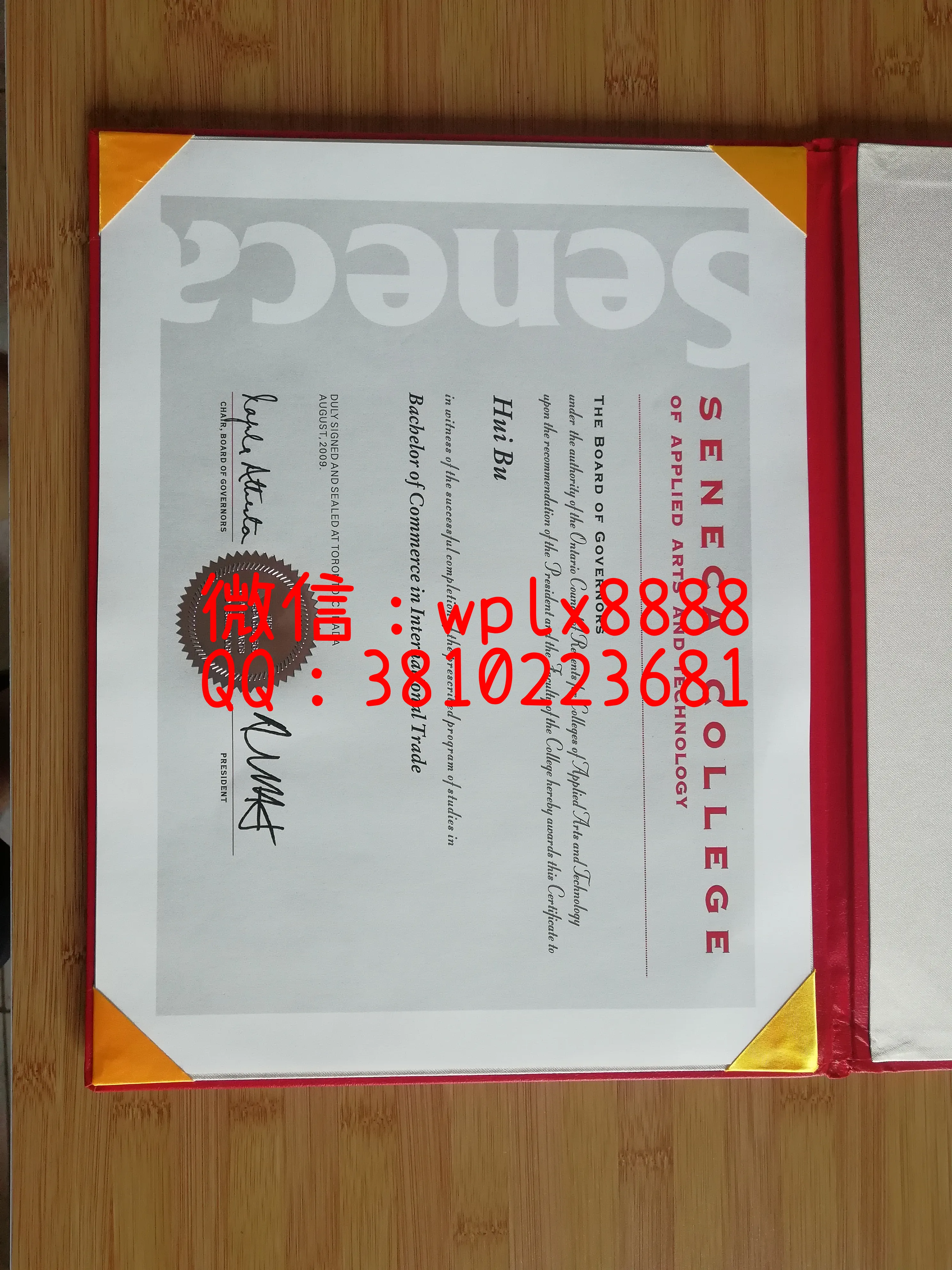 圣力嘉学院毕业证