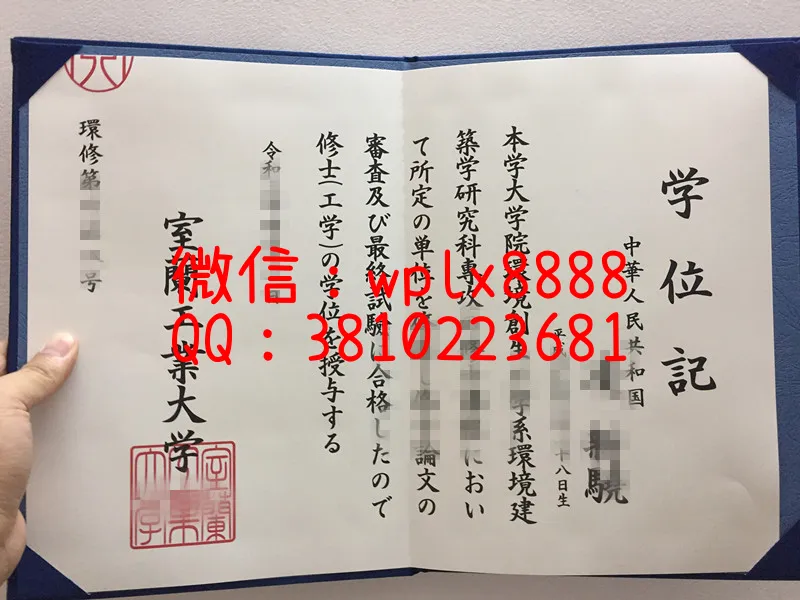 日本室兰工业大学-学位记实拍