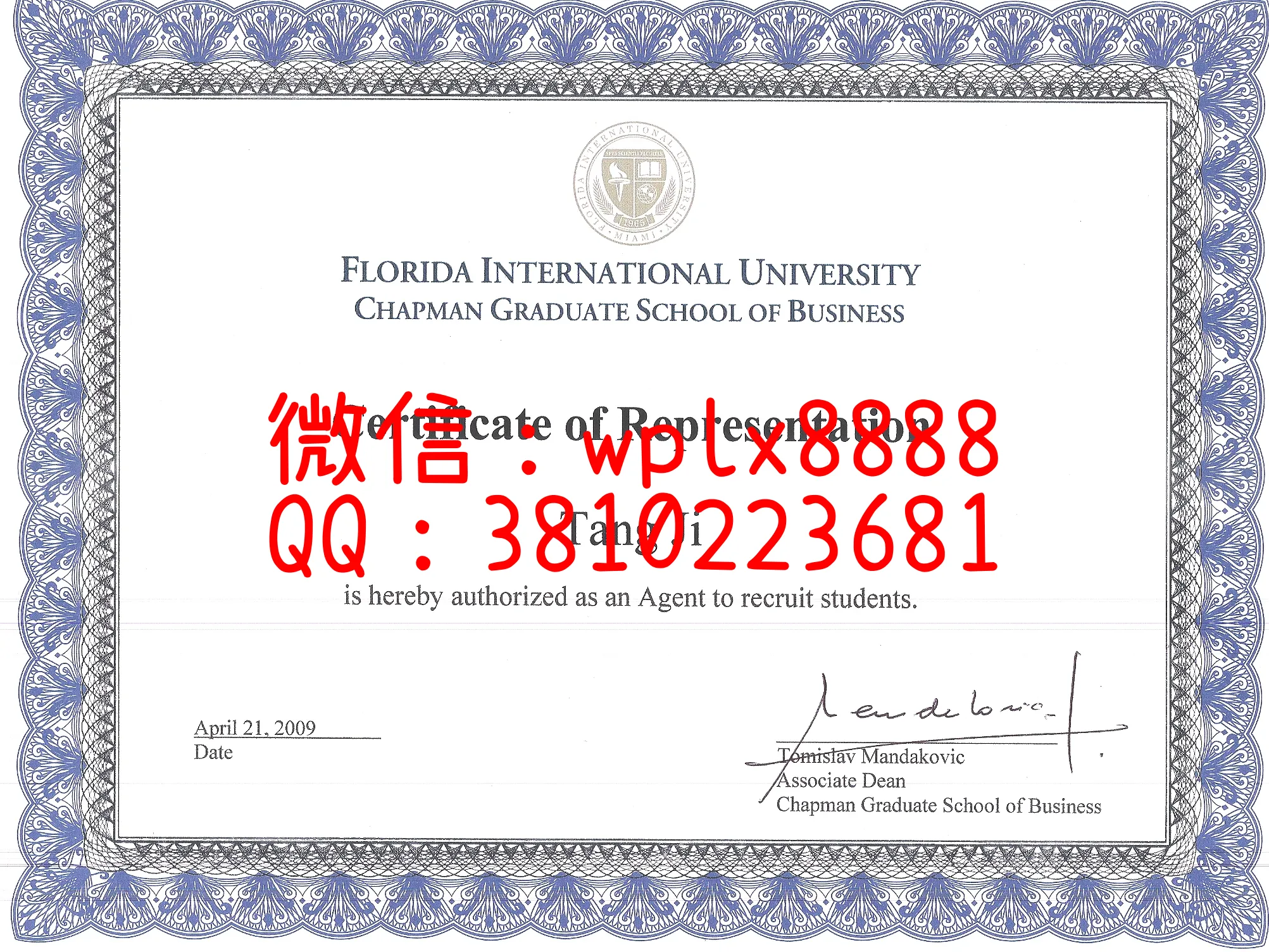 佛罗里达国际大学查普曼商业研究生院(Florida-International-University)