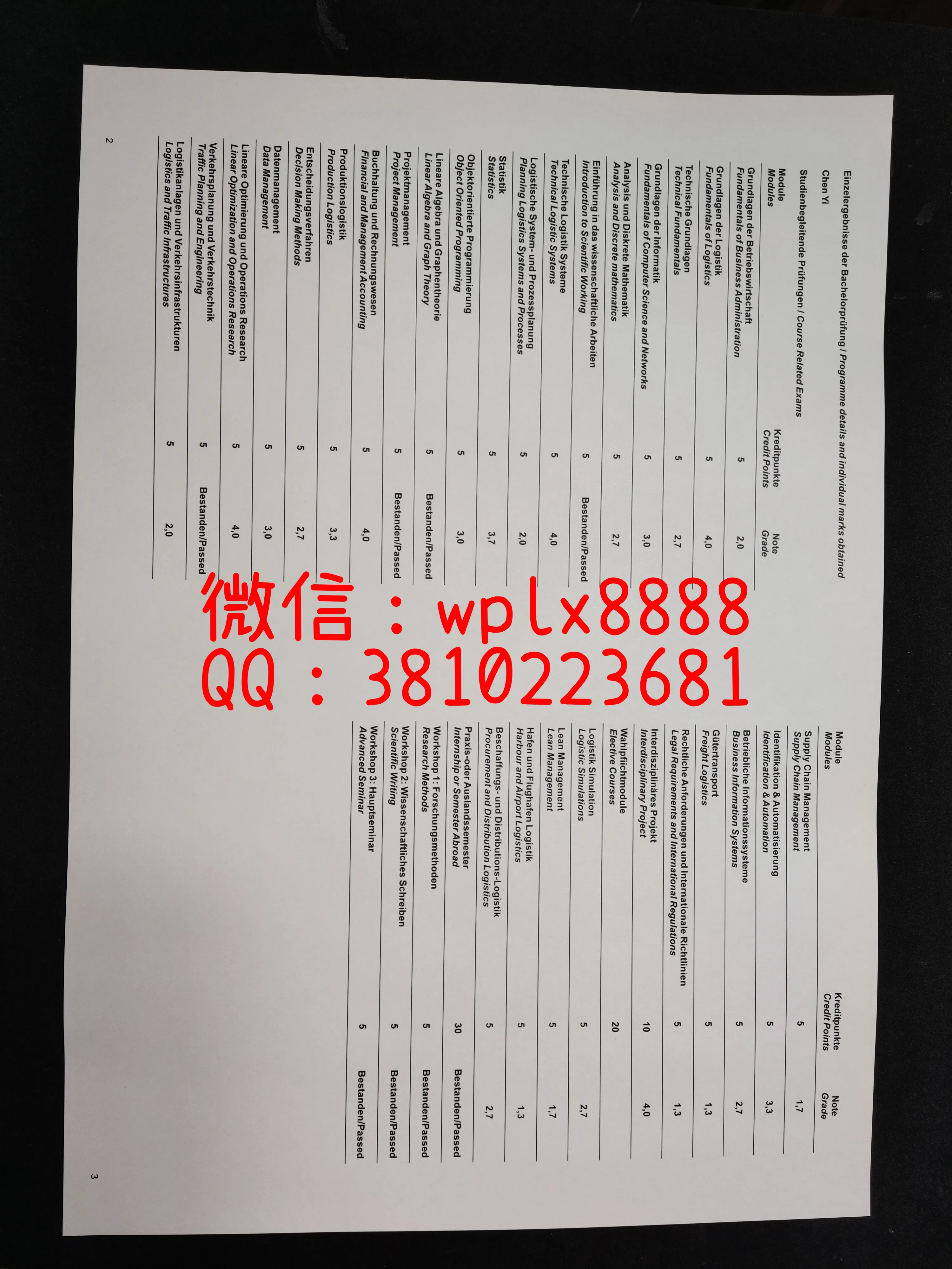 德国莱茵瓦尔应用技术大学毕业证书-成品1