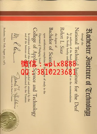 罗彻斯特理工学院毕业证