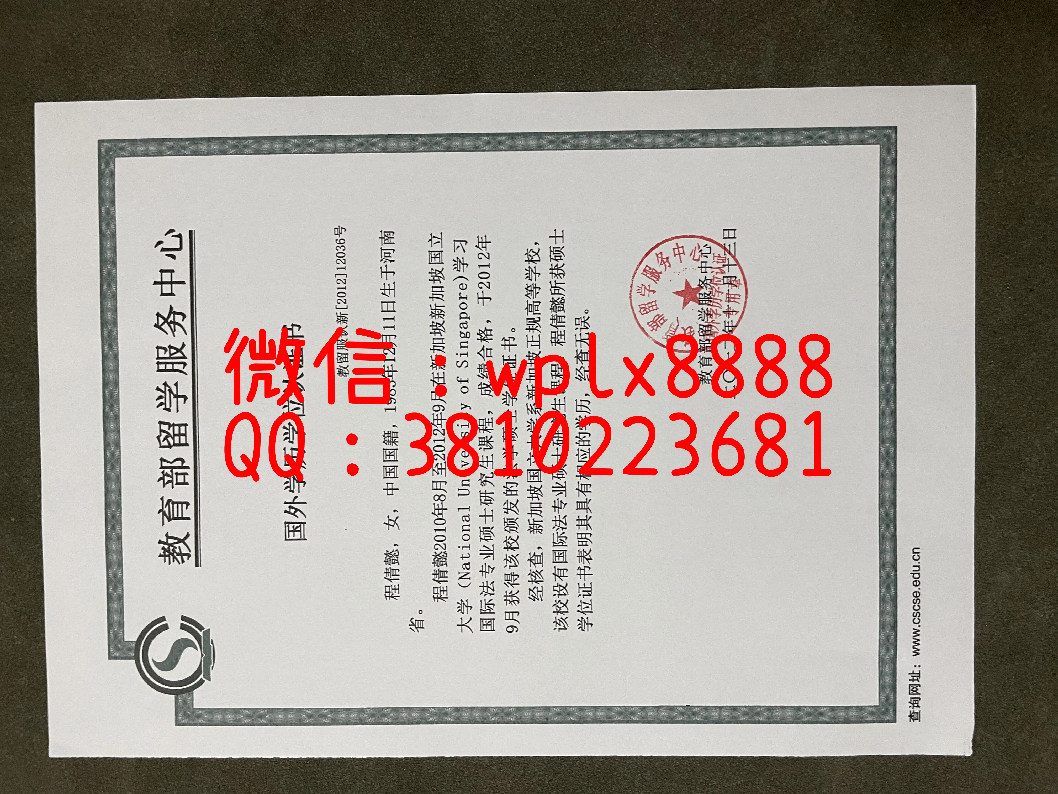 新加坡国立大学毕业证1-电子版-qianqianyi