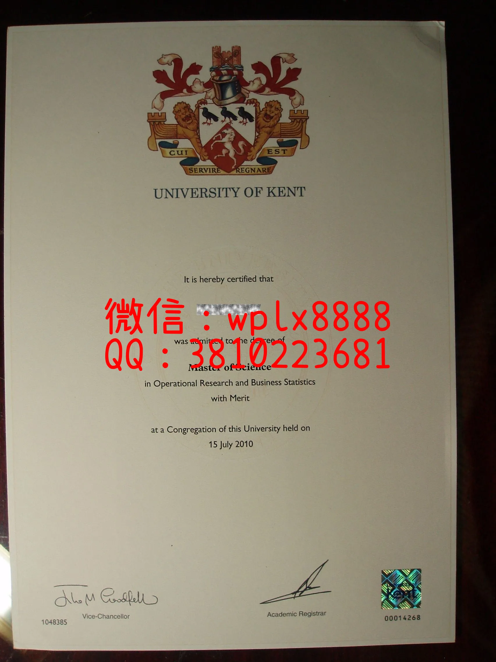 肯特大学原版毕业证