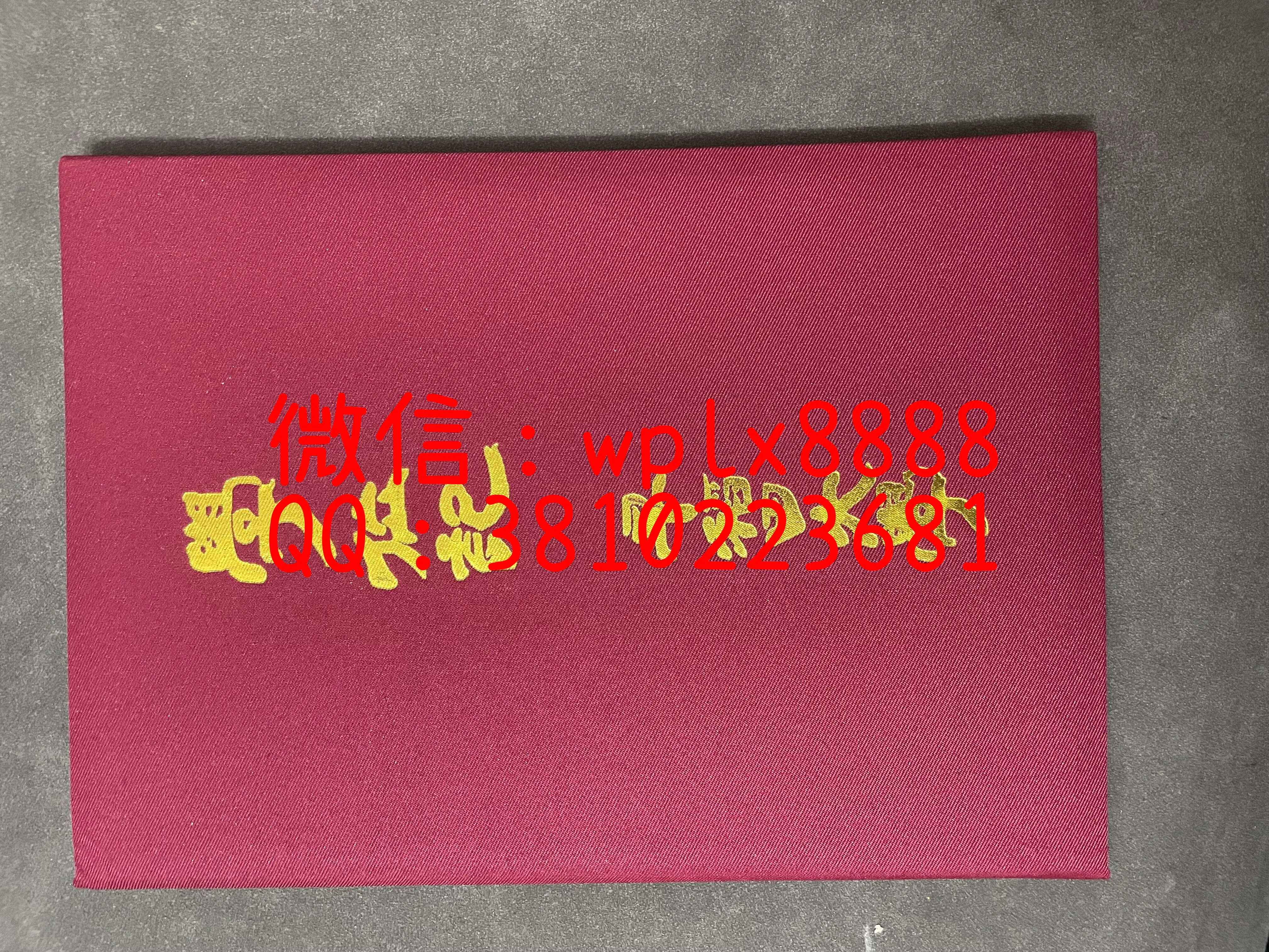 早稻田大学毕业证本科-壳子-成品