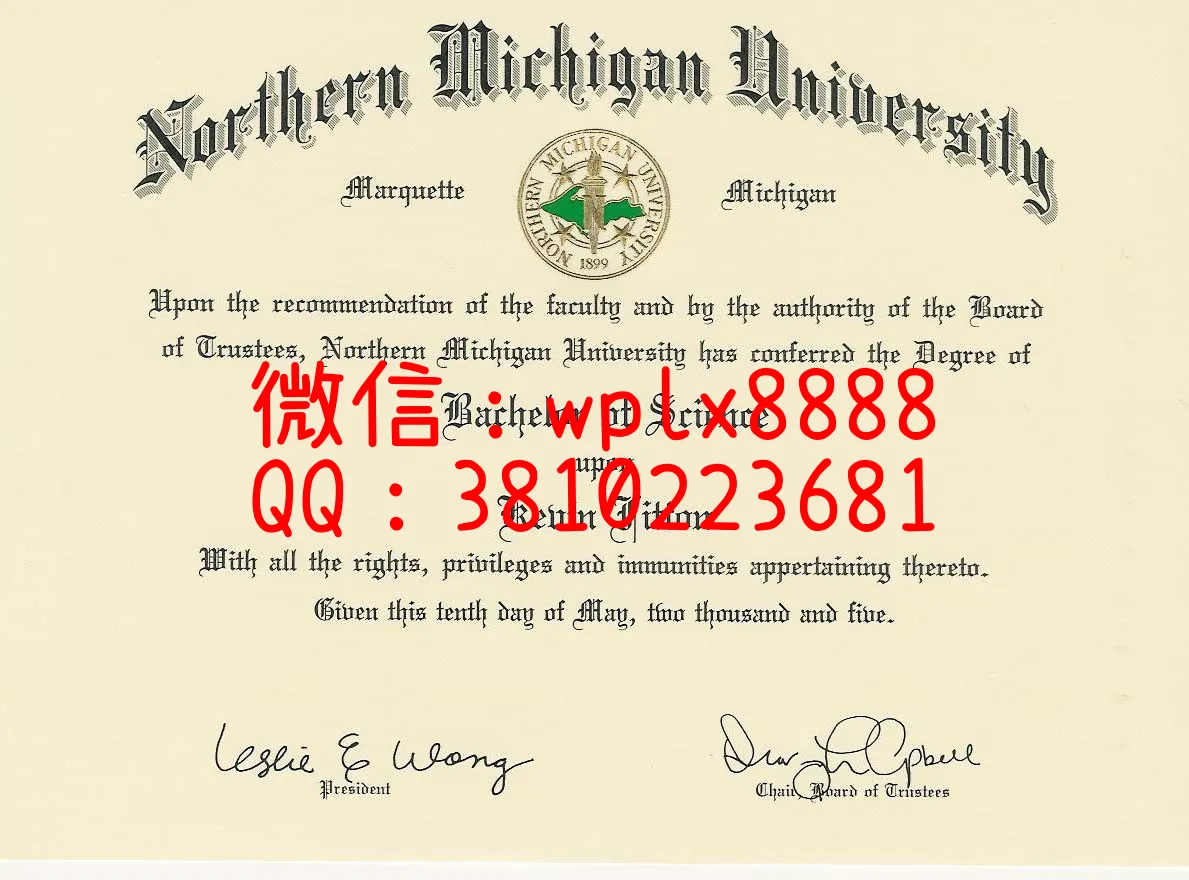 北密歇根大学文凭