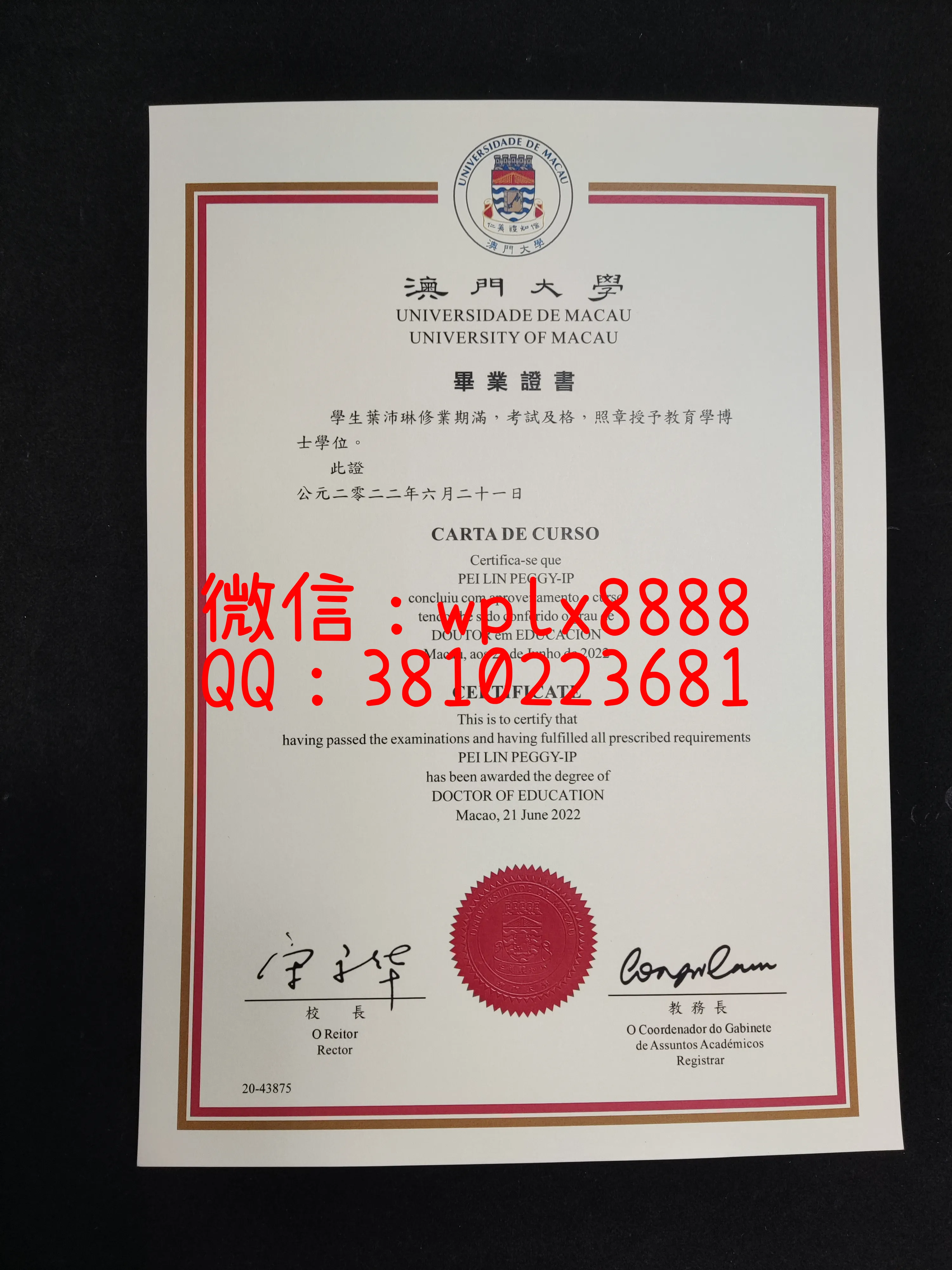 澳门大学毕业成品电子版Linpeggy-Pei-C