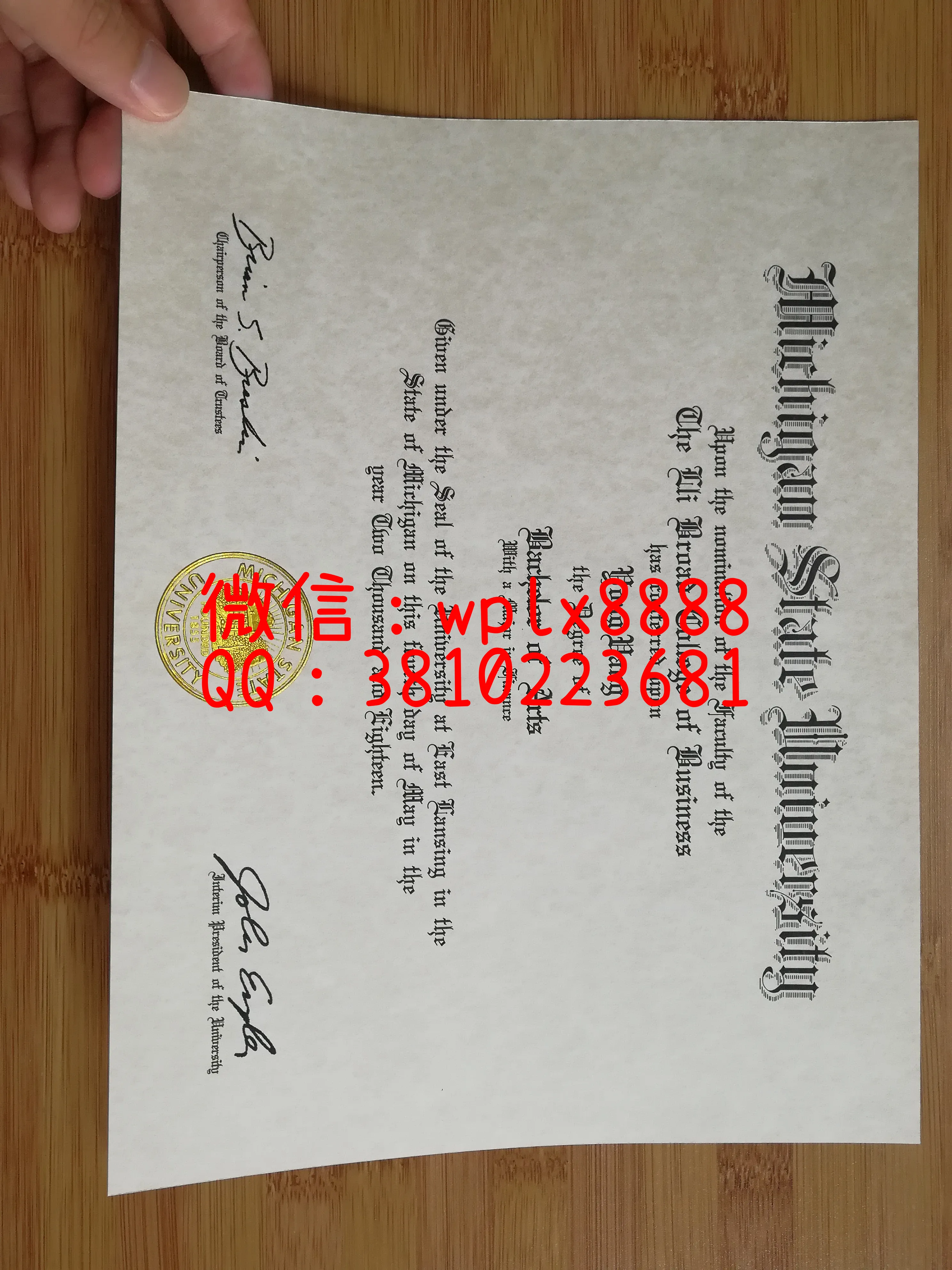 中佛罗里达大学毕业证书